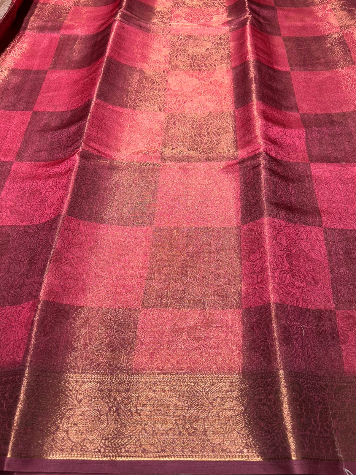 Pure Linen Silk Saree.