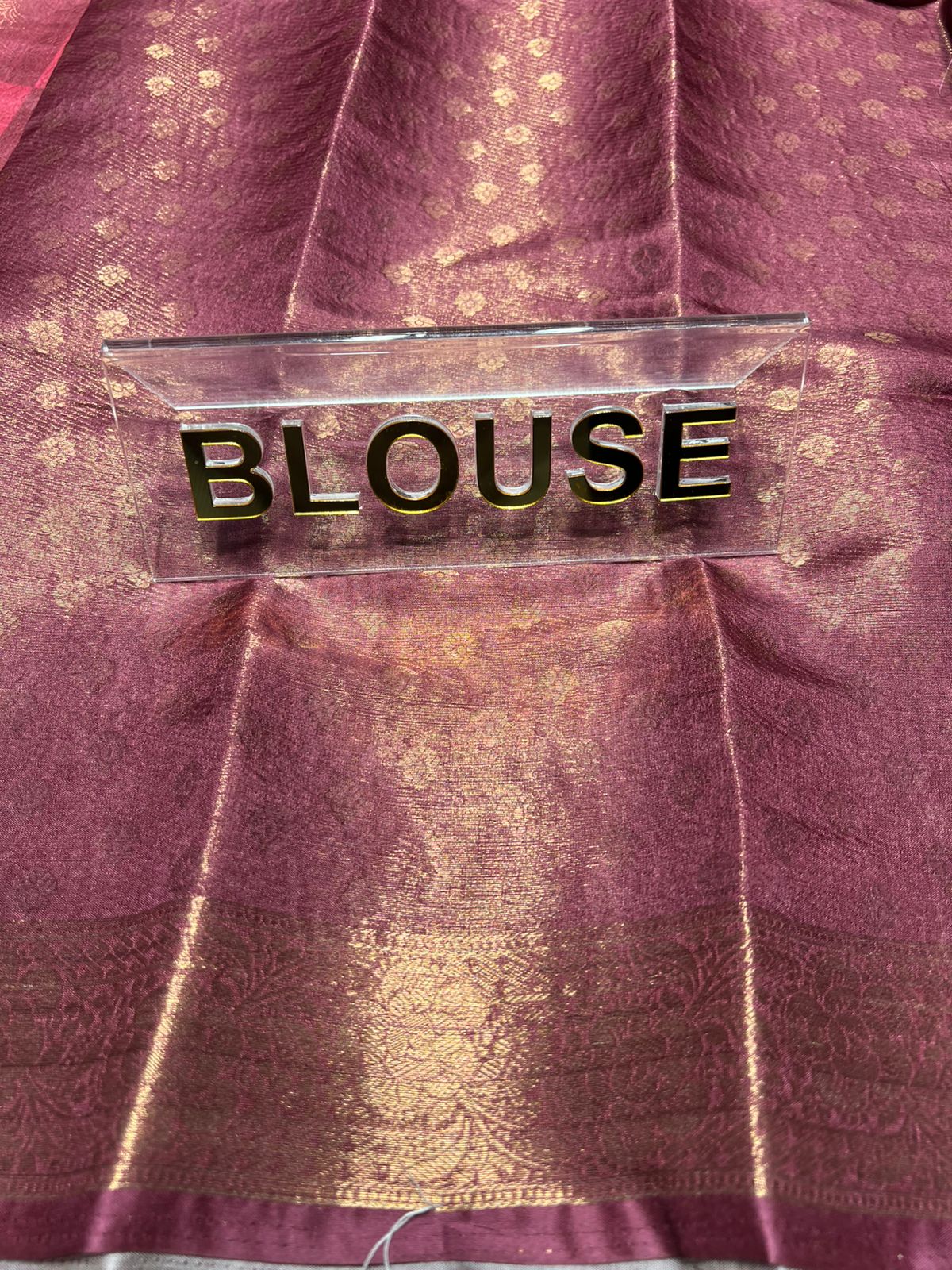 Pure Linen Silk Saree.