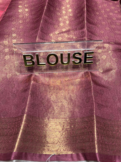 Pure Linen Silk Saree.