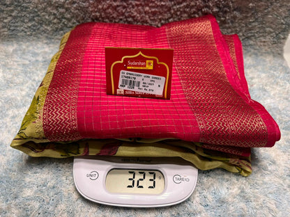 Pure Linen Silk Saree.