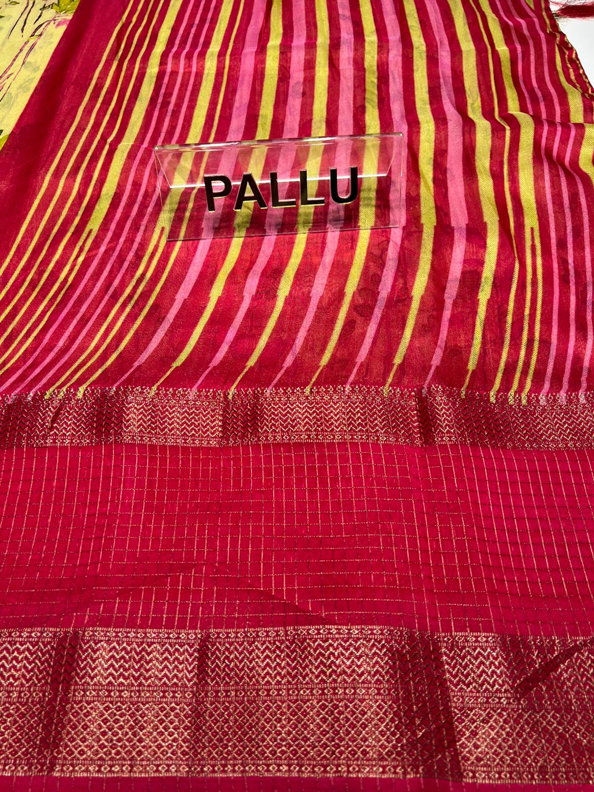 Pure Linen Silk Saree.