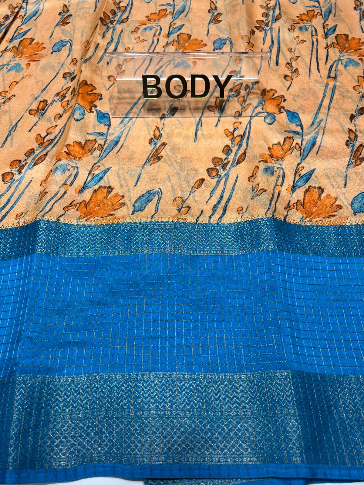 Pure Linen Silk Saree.