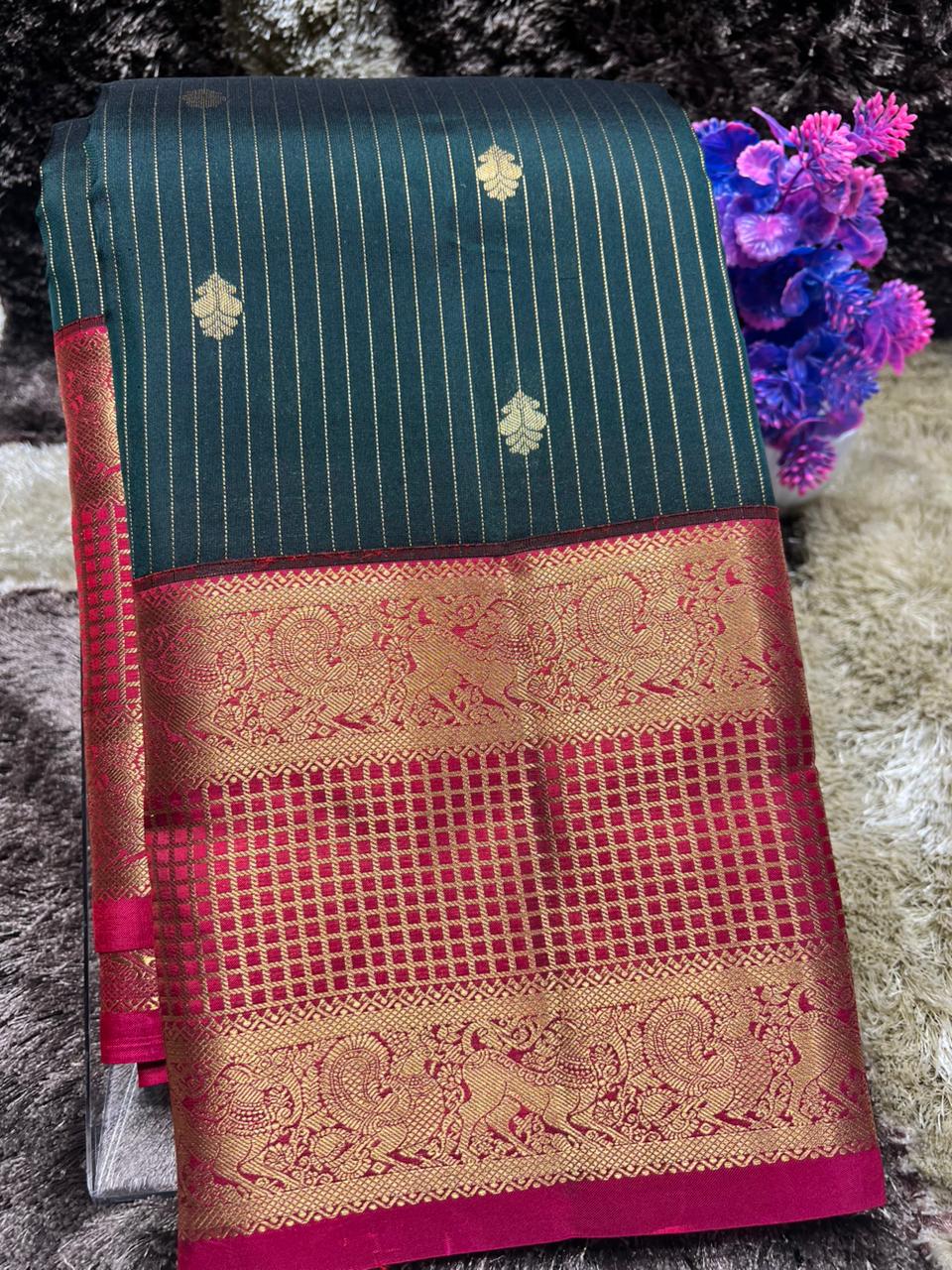Kanchi Mix Silk Saree