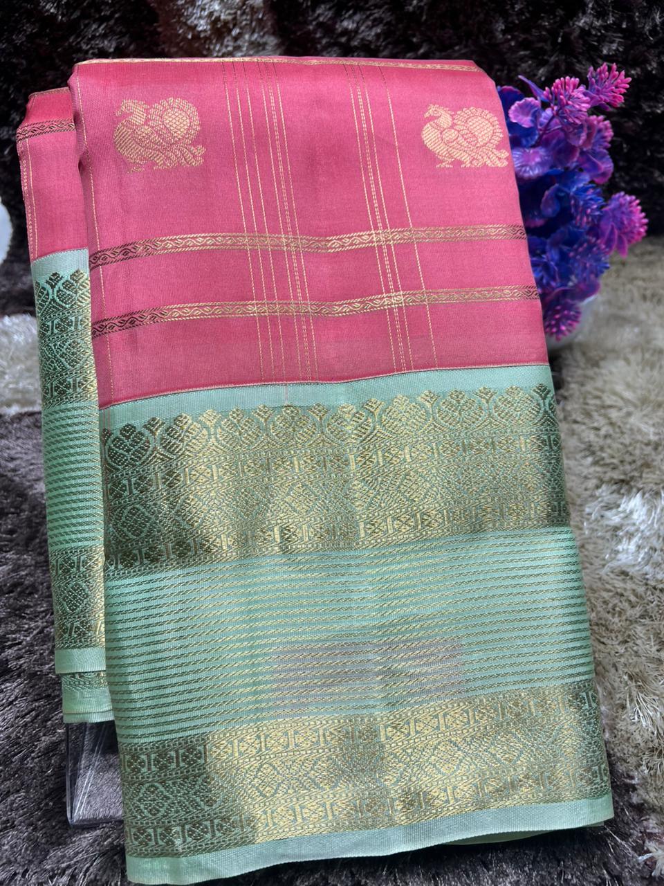 Kanchi Mix Silk Saree