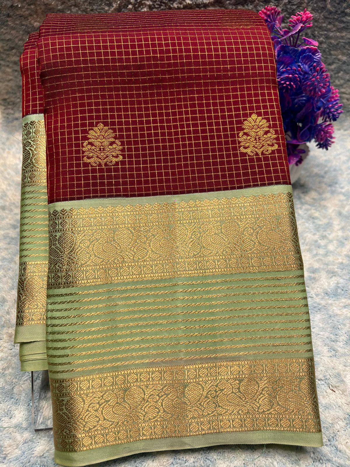 Kanchi Mix Silk Saree