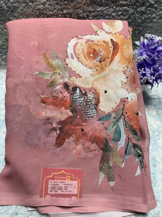 Pure Linen Silk Saree.