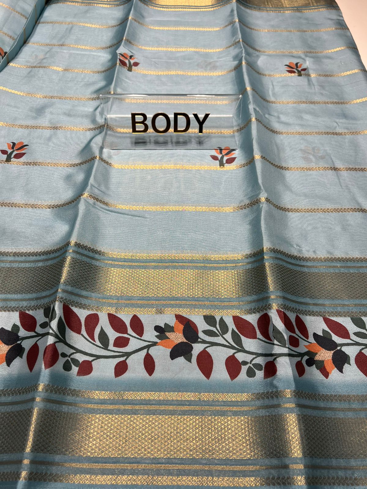 Pure Linen Silk Saree.