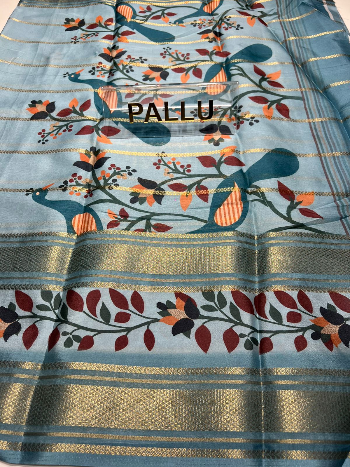 Pure Linen Silk Saree.