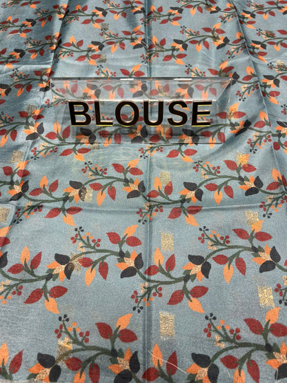 Pure Linen Silk Saree.