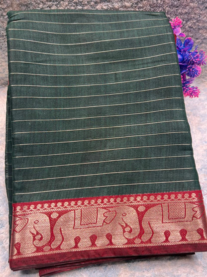 Pure Synthetic Silk Saree