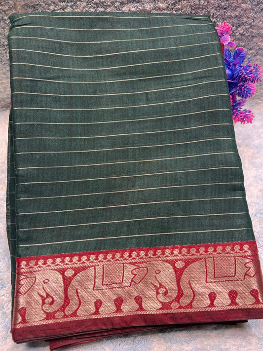 Pure Synthetic Silk Saree