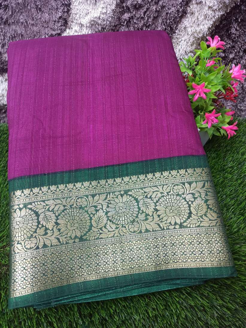 Pure Linen Silk Saree