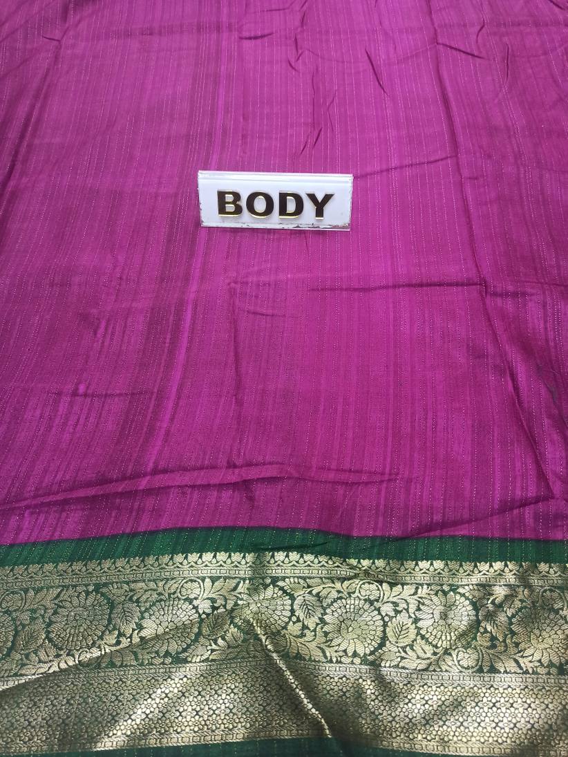 Pure Linen Silk Saree