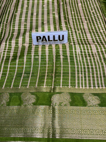 Pure Linen Silk Saree.