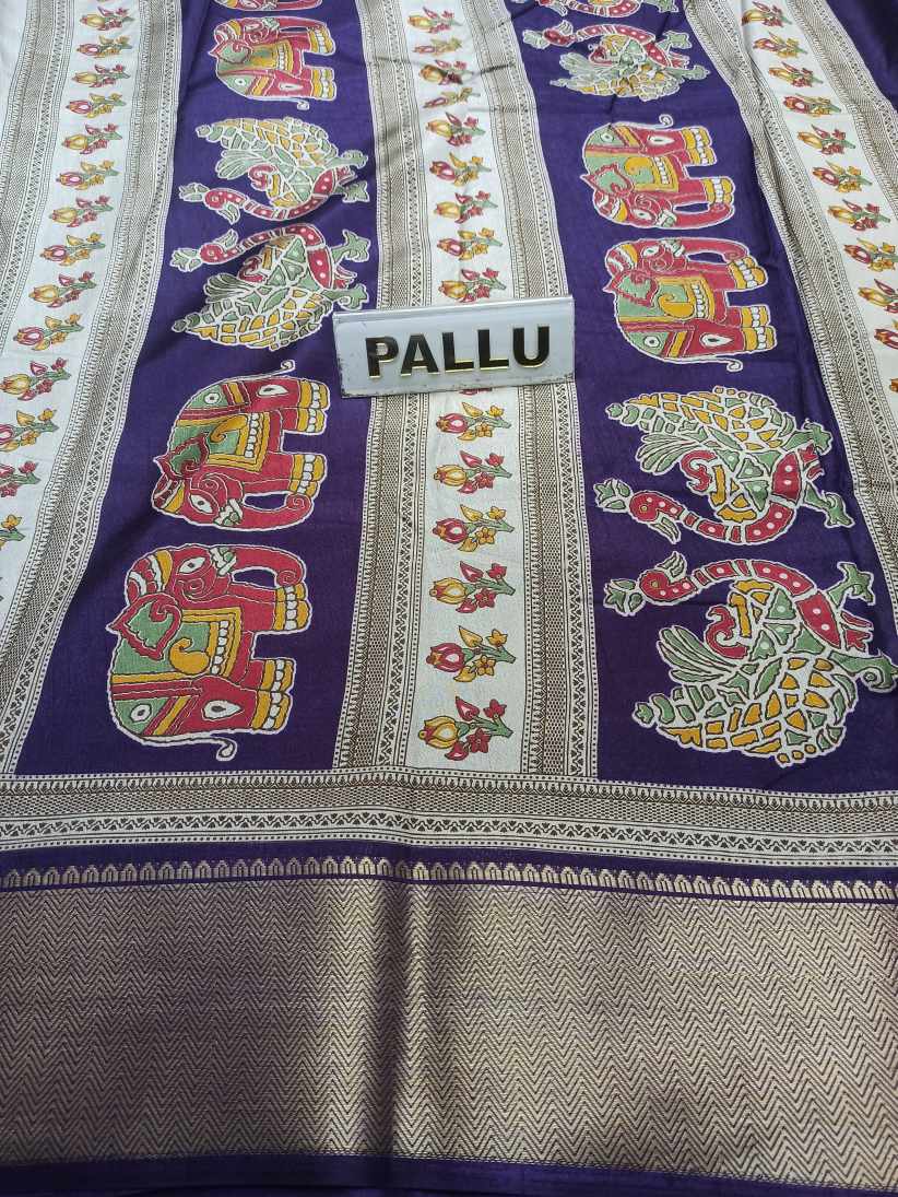 Pure Linen Silk Saree