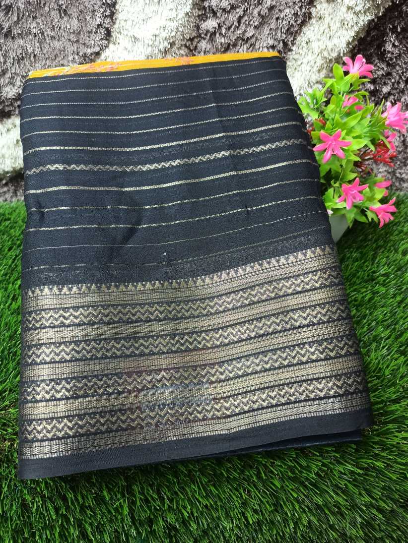 Pure Linen Silk Saree