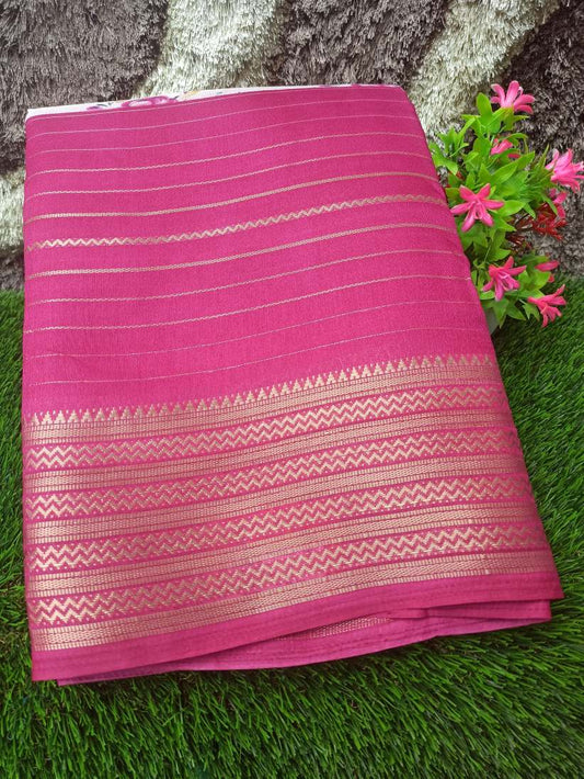 Pure Linen Silk Saree