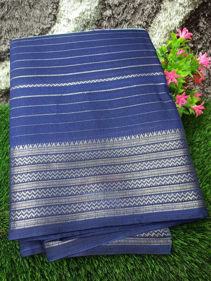 Pure Linen Silk Saree
