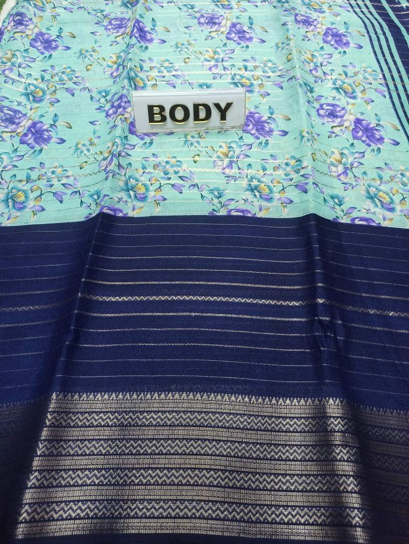 Pure Linen Silk Saree