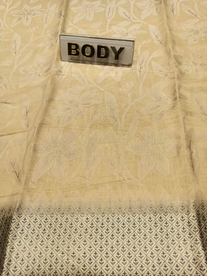 Pure Linen Silk Saree.