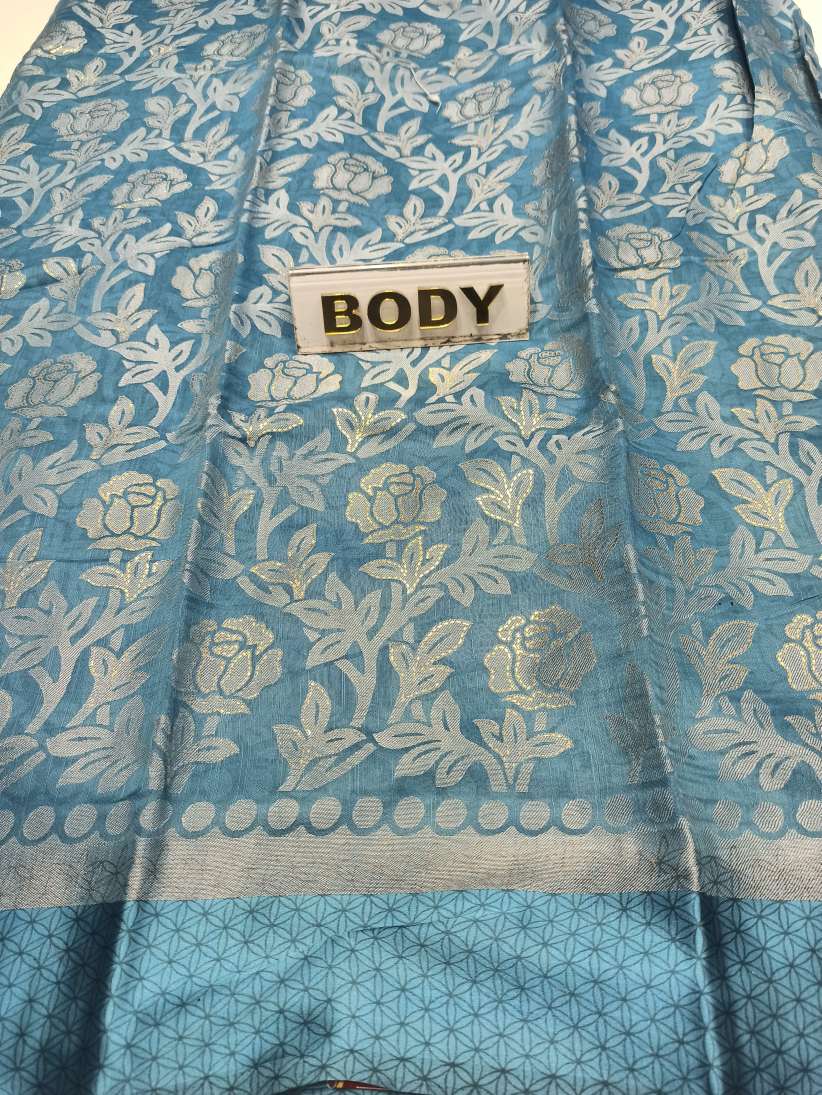 Pure Linen Silk Saree.