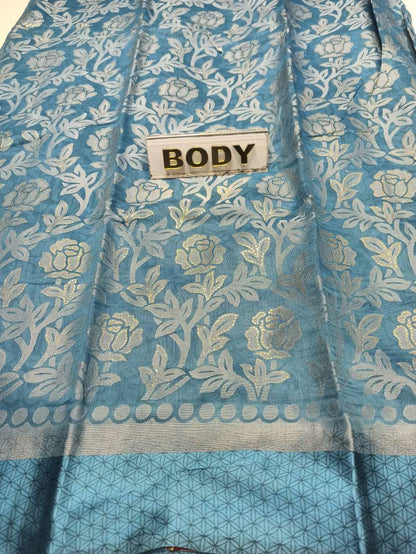 Pure Linen Silk Saree.