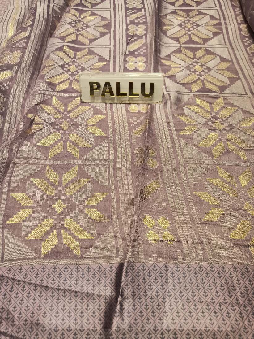 Pure Linen Silk Saree.
