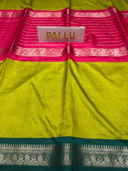 Pure Synthetic Silk Saree