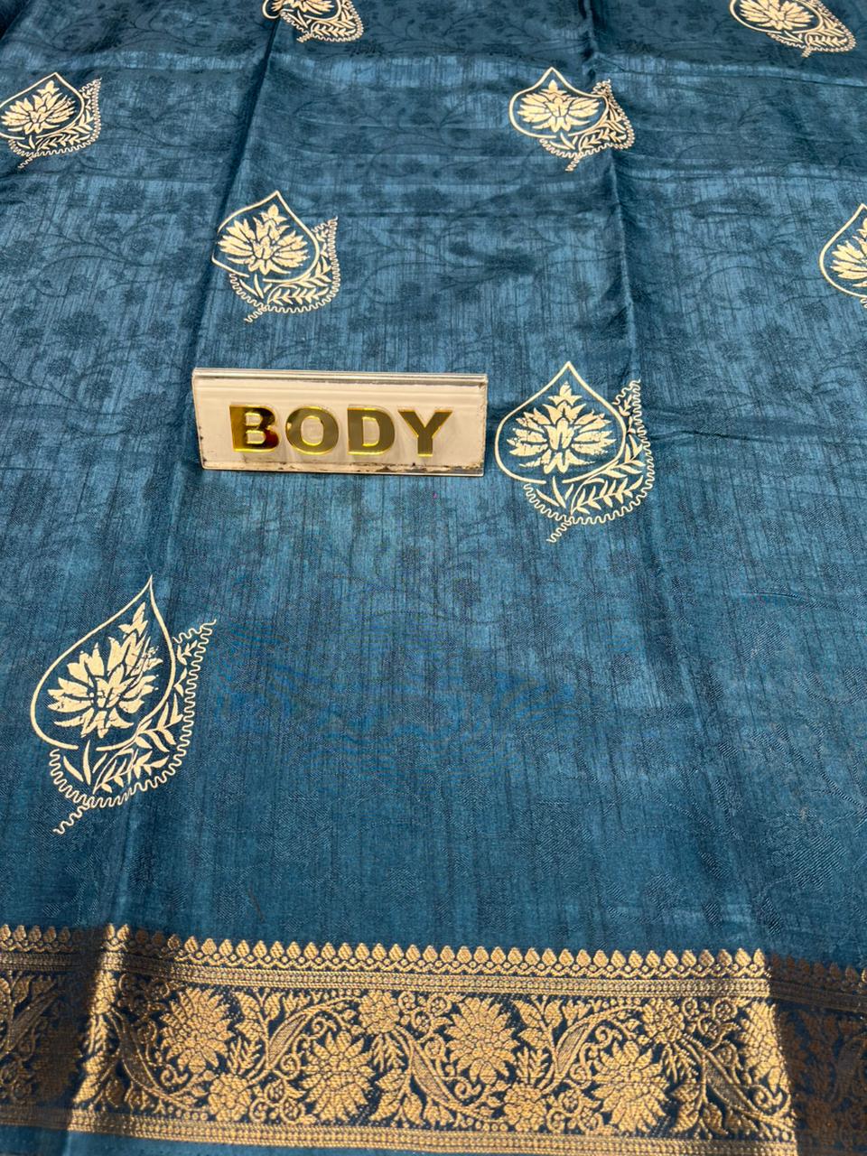 Pure Linen Silk Saree.