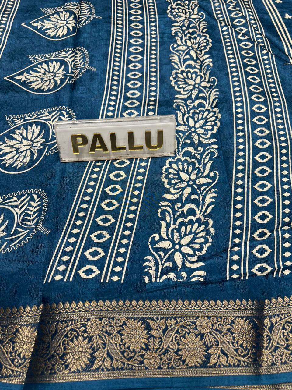 Pure Linen Silk Saree.