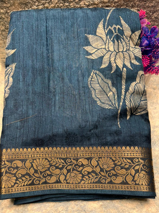 Pure Synthetic Silk Saree