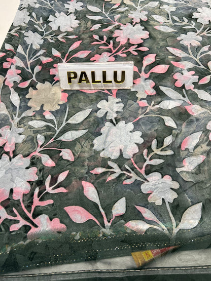 Pure Linen Silk Saree.