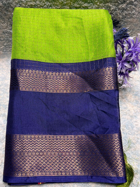 Pure Linen Silk Saree.