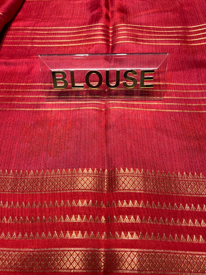 Pure Linen Silk Saree.