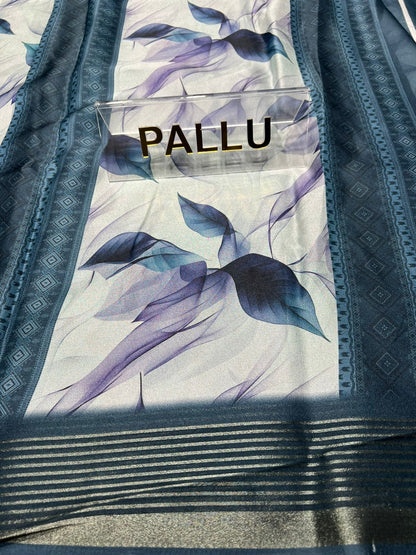 Pure Linen Silk Saree.