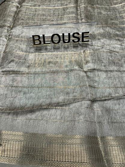 Pure Linen Silk Saree.