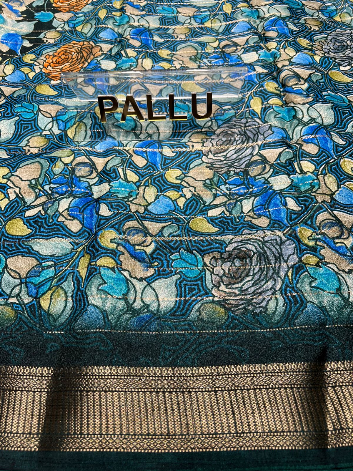 Pure Linen Silk Saree.