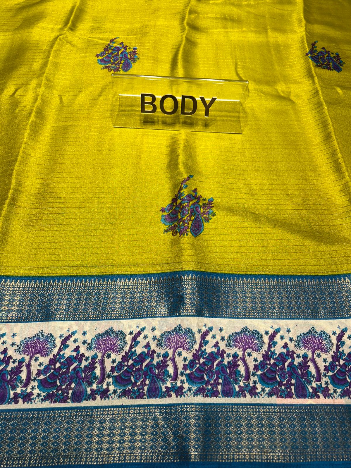 Pure Linen Silk Saree.