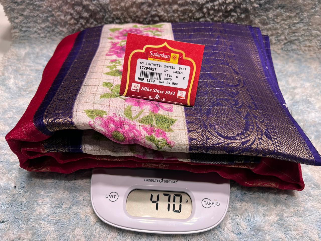 Pure Linen Silk Saree.