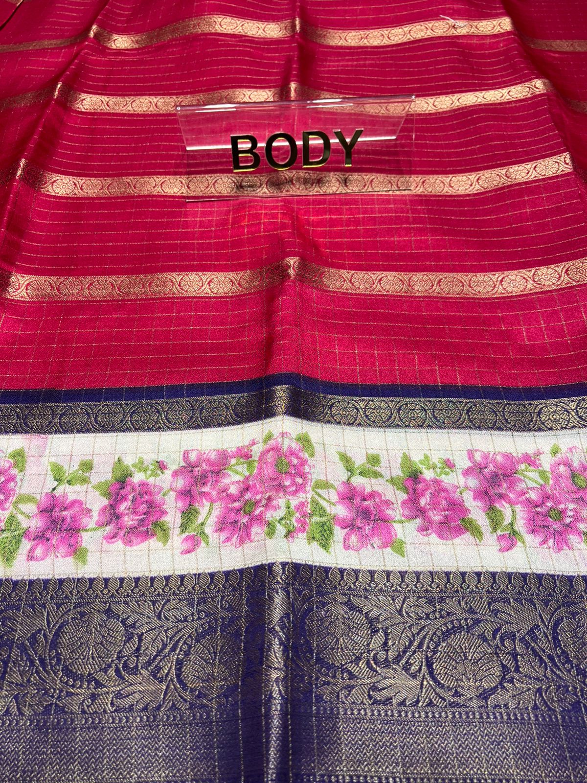Pure Linen Silk Saree.