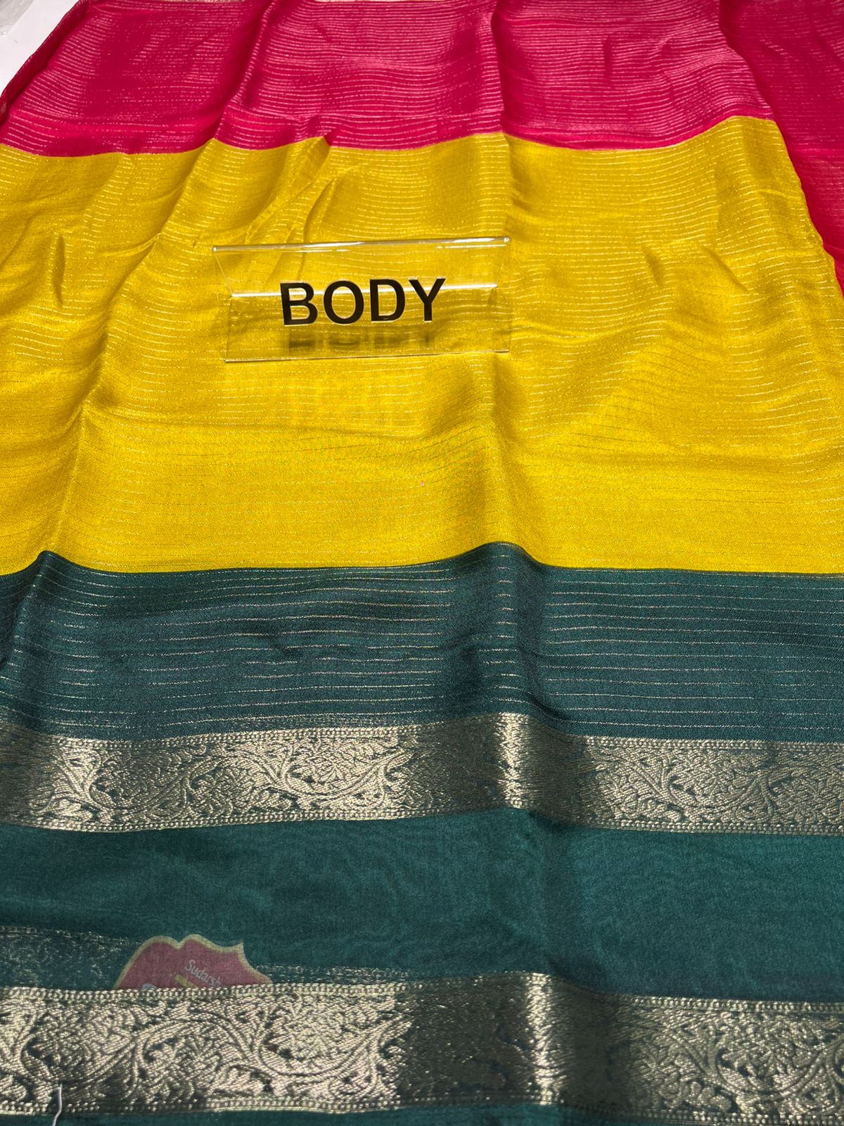 Pure Linen Silk Saree.