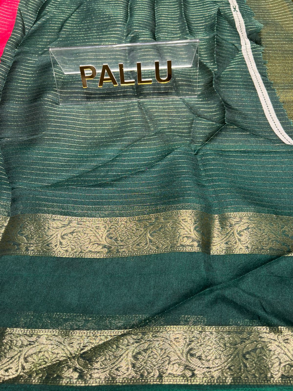 Pure Linen Silk Saree.