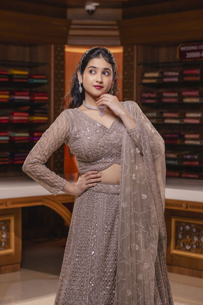 Latest ReadyMade Bridal Lehenga Choli With Dupatta.