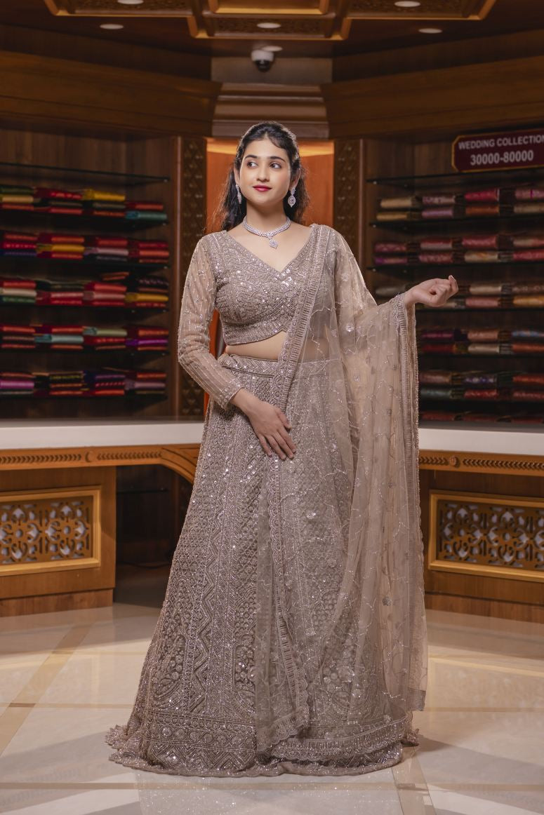 Latest ReadyMade Bridal Lehenga Choli With Dupatta.