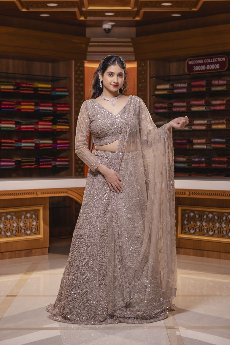 Latest ReadyMade Bridal Lehenga Choli With Dupatta.