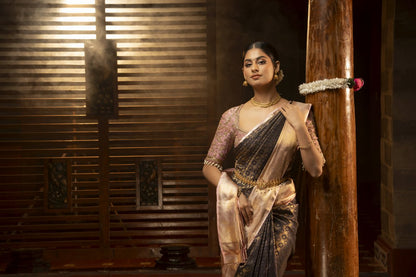 Pure Kanchipuram Silk Saree.