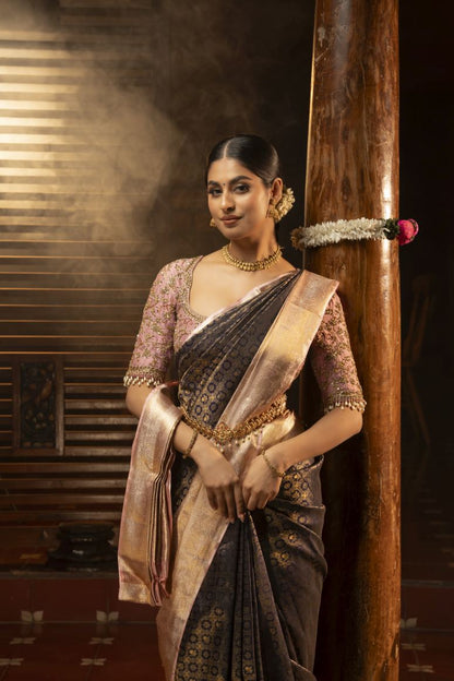 Pure Kanchipuram Silk Saree.
