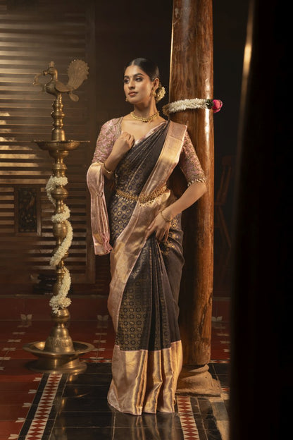 Pure Kanchipuram Silk Saree.