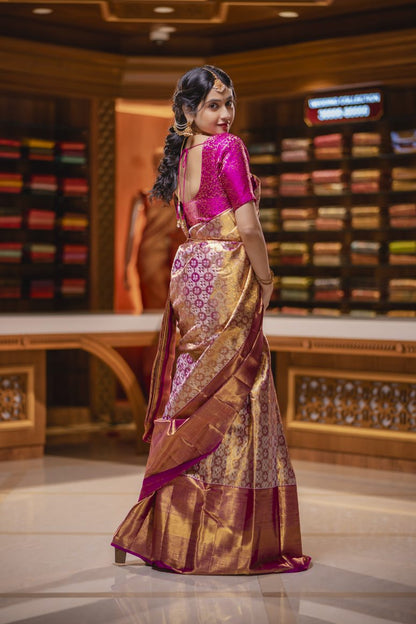 Pure Kanchipuram Silk Saree.