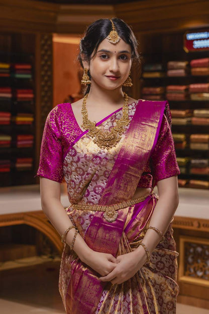 Pure Kanchipuram Silk Saree.